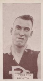 1933 Wills's Victorian Footballers (Small) #177 Joe Poulter Front